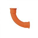 Curva 40mm pvc naranjo