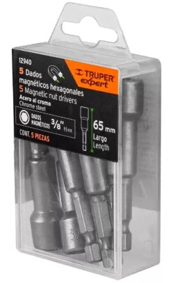 Dado magnetico 3/8" UNIDAD - TRUPER