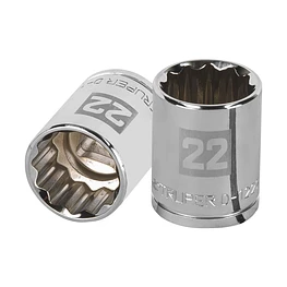 Dado poligonal 1/2" 22mm - TRUPER