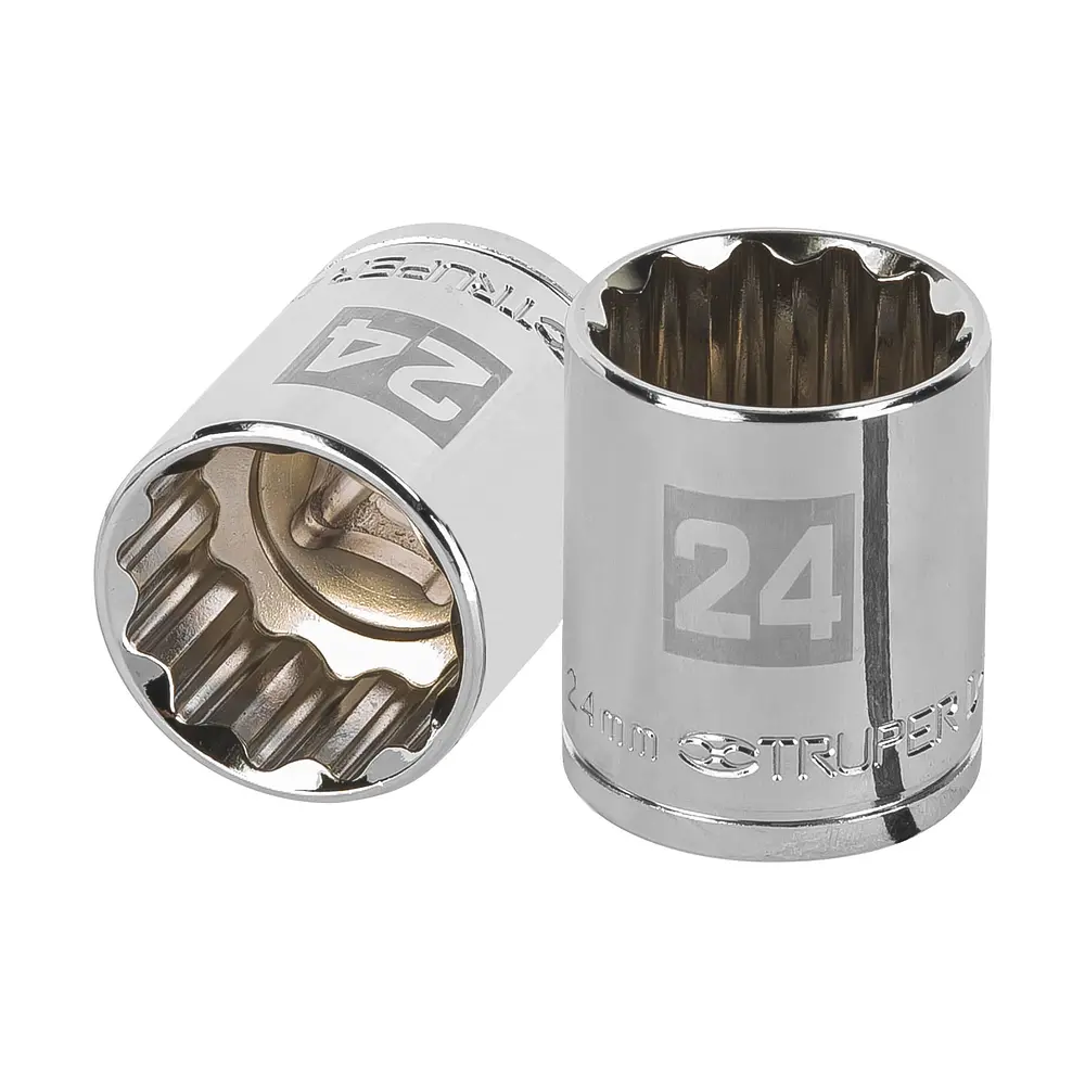 Dado poligonal 1/2" 24mm - TRUPER