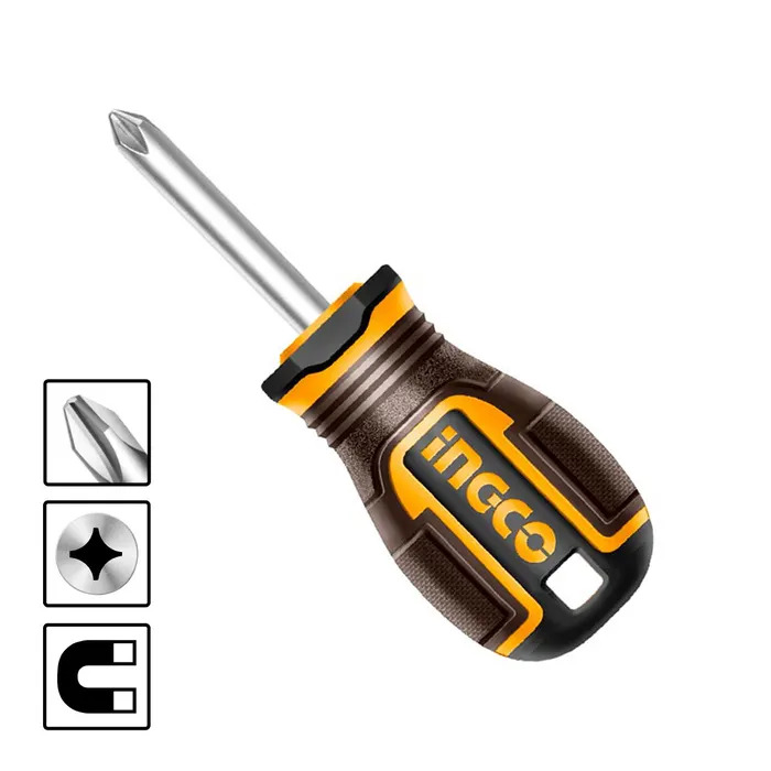 Destornillador industrial punta cruz PH2X38 - INGCO