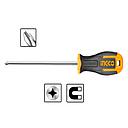 Destornillador industrial punta plana 6.5X150mm - INGCO