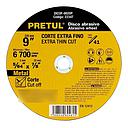 disco corte fino metal 9 "pretul 225 mm