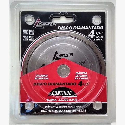 Disco diamantado continuo 4 1/2" DELTA