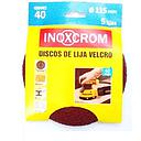 Disco lija velcro 115mm Grano 120 5pcs INOXCROM