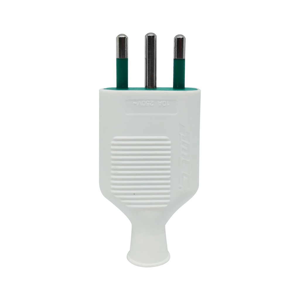 Enchufe volante profesional BLANCO 10A 2P + T - MEC