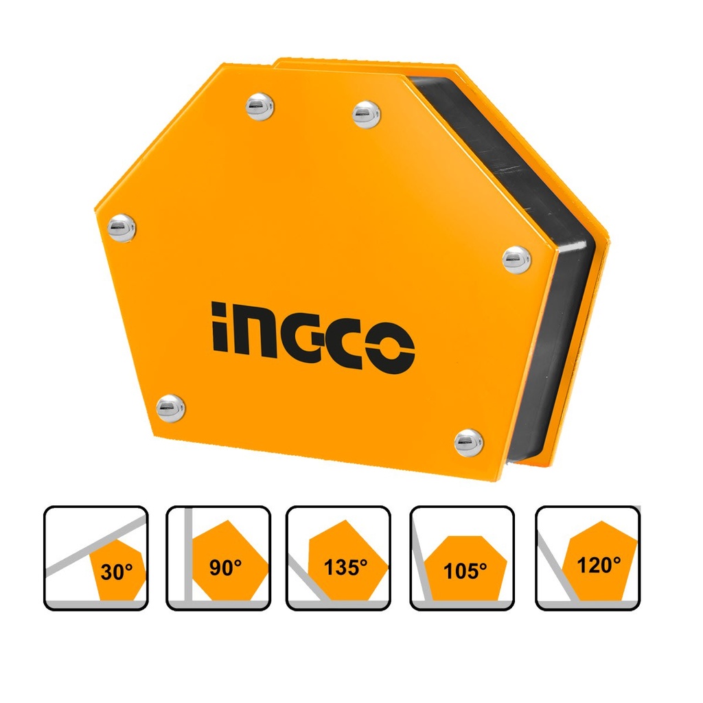 Escuadra magnetica 4" 9 angulos 50 lbs - INGCO