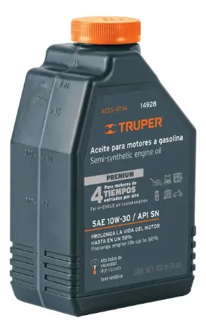 Aceite motor 4 tiempos 400ml - TRUPER