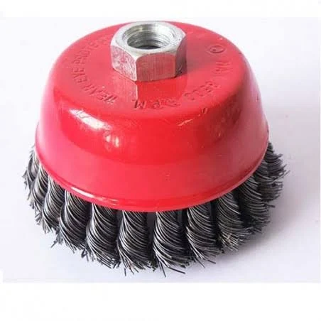 Grata conica con alambre trenzado 75mm - WURTH