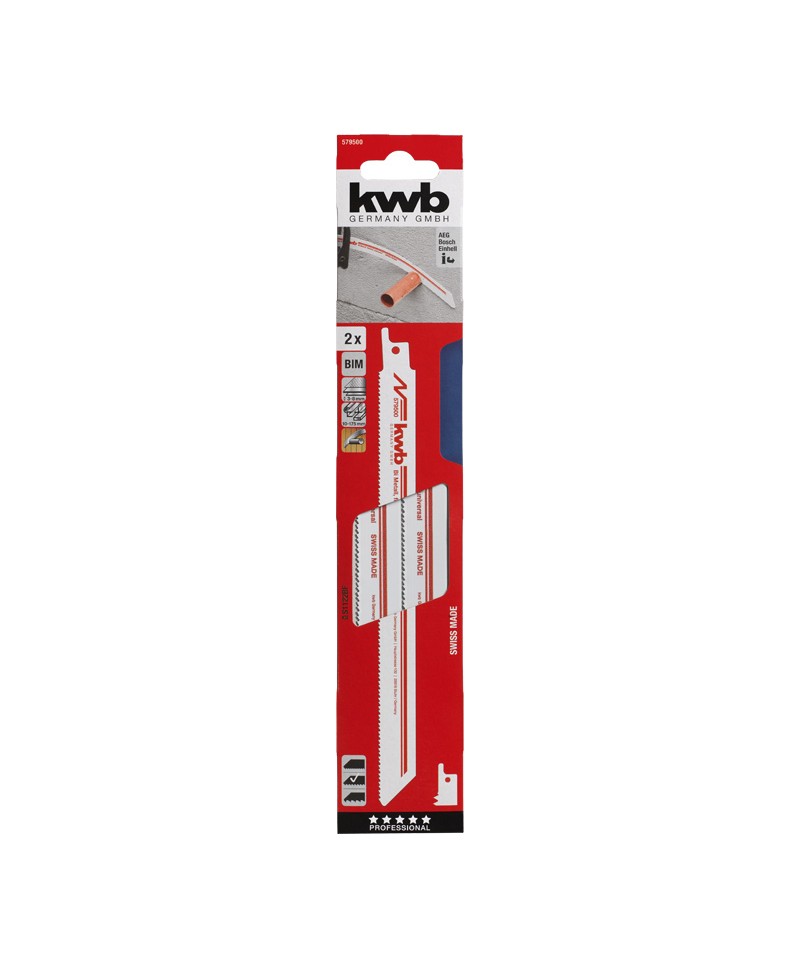 Hoja sierra sable BIMETÁLICA 229mm EXPERT - KWB