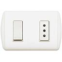 Interruptor + Toma corriente 9/12 2P T10A250V Bticino D6.6