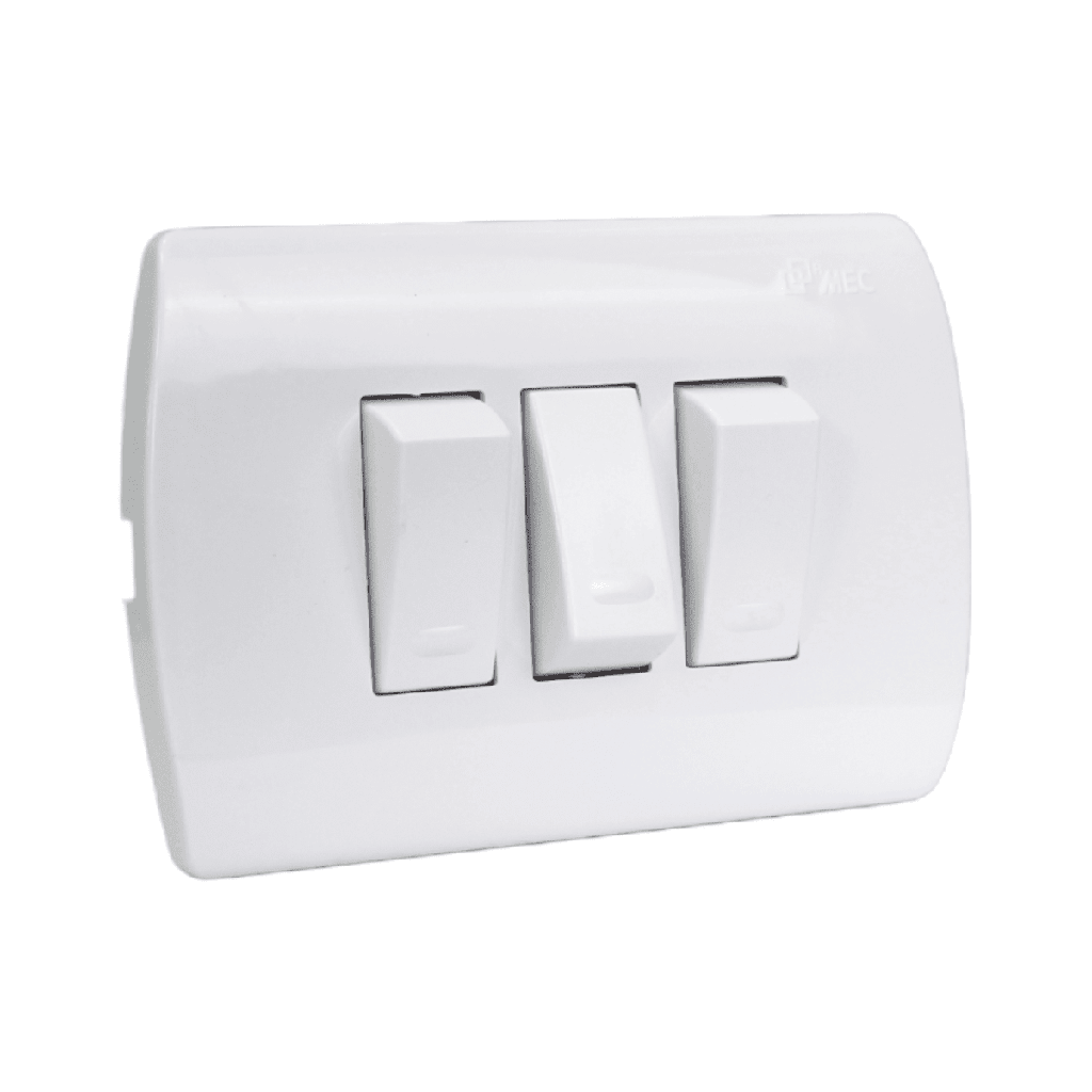 Interruptor 9/32 blanco armado embutido 16A Aris Pro - MEC