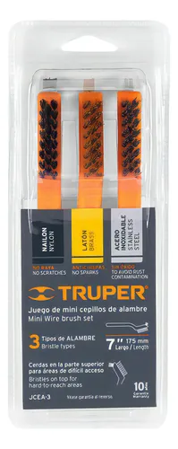 Juego de 3 cepillos alambre - TRUPER