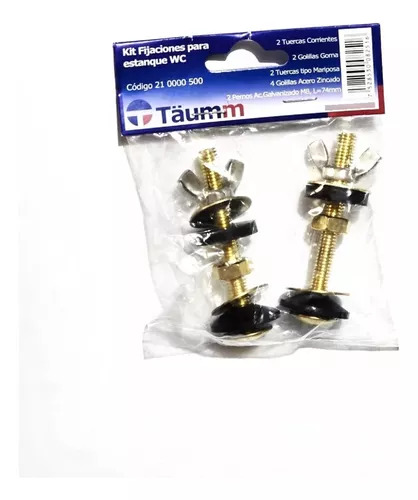Kit pernos fijacion estanque taza WC TAUMM