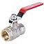 Llave paso bola manilla roja 1/2" HI HI TAUMM