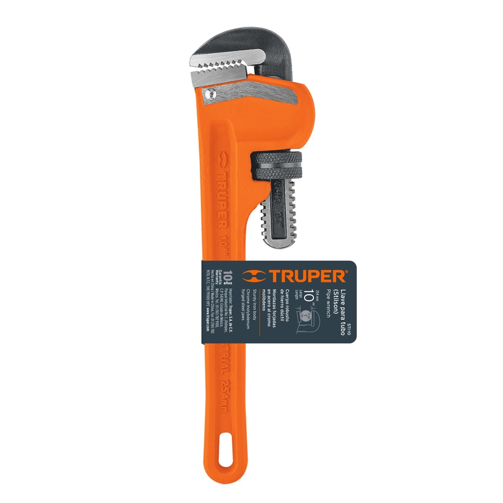 Llave stilson 10" - TRUPER