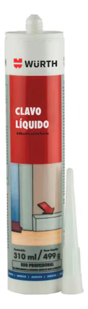 Adhesivo clavo liquido 310ml - WURTH