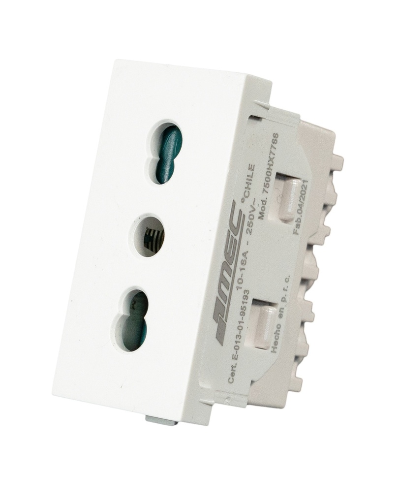 Modulo tomacorriente hidrobox 10/16A CLARO - MEC