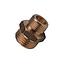 Niple bronce he-he 3/4"x1/2"