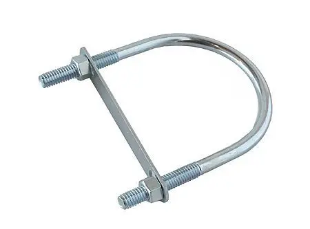 PERNO U C/PLATINA Y TUERCAS ZINC 3/8x4 3/4 x 3 1/2" UNIDAD - IMPORPER