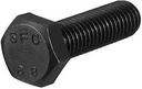 Perno hexagonal mi. G-8.8 D-933 UNIDAD NEGRO 12x30mm - IMPORPER