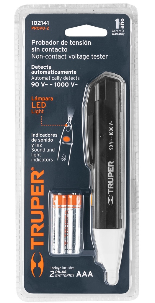 Probador de voltaje tipo pluma - TRUPER