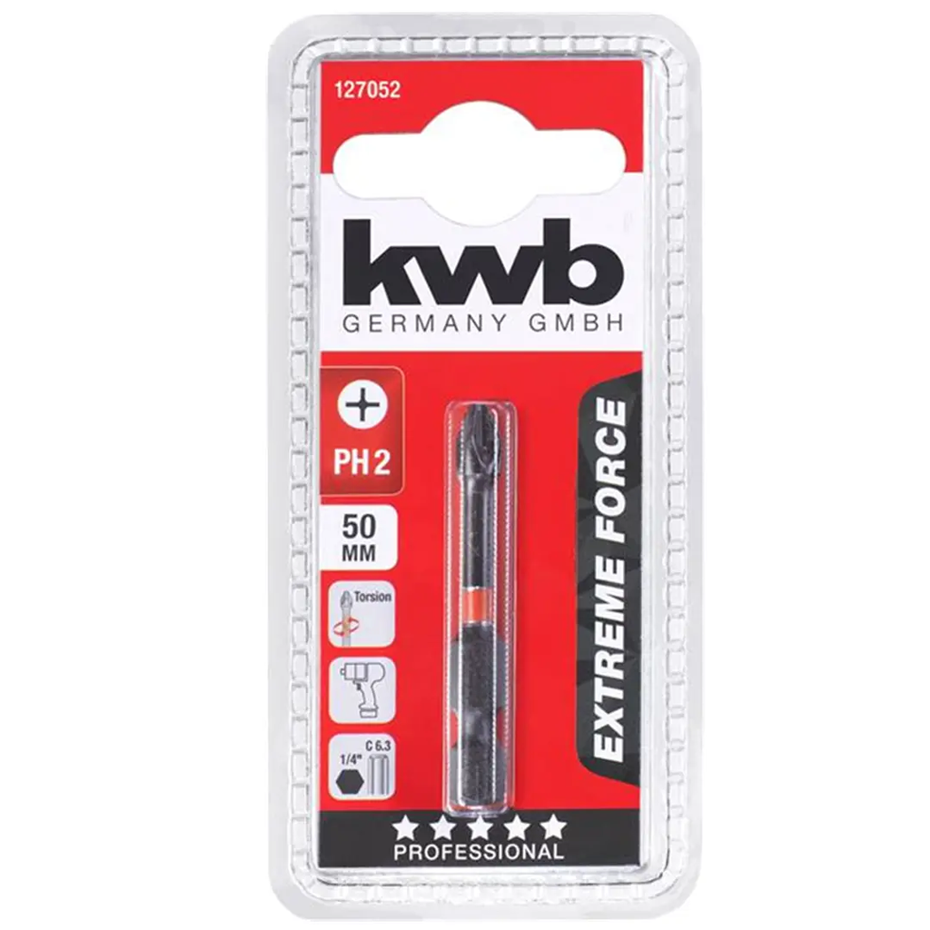 Punta PH2 50mm EXTREME FORCE - KWB