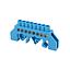 Regleta conexion MGC 8 PERF. 16mm2 s/base AZUL