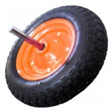 Rueda PANTANERA PU 350X8 LLANTA NARANJA