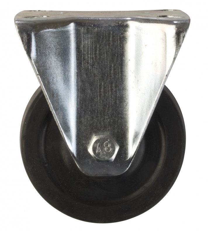 Rueda goma C/BASE fija UNIDAD 2 1/2" - LIOI