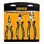 Set alicates industrial 3 piezas 160-200mm/ 6",7", 8" - INGCO
