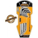 Set llave allen industrial 9pzs 1.5 10mm - INGCO