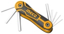 Set llave allen llavero 8pzs 2 8mm - INGCO