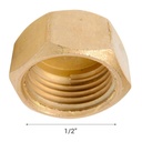 Tapa Gorro Bronce HI 1/2"