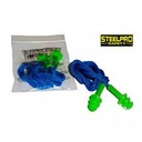 Tapon oido verde c/cordon bolsa - STEELPRO