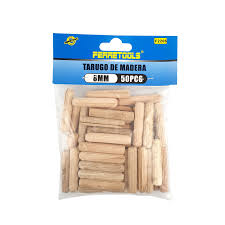 Tarugo madera 8mm 50pcs - FERRETOOLS