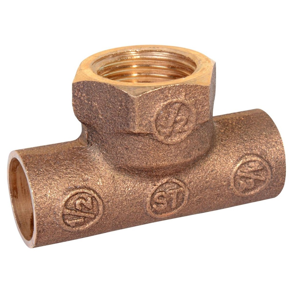 Tee bronce so-hi 1/2"