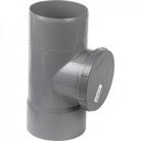 Tee registro sanitaria Gris 110mm