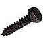 Tornillo tirafondo NEGRO IMPORPER 1/4x 4" U