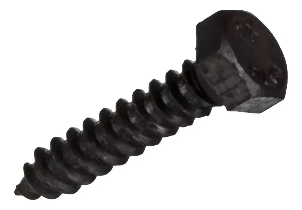 Tornillo tirafondo hexagonal NEGRO 1/4 x 3" UNIDAD - IMPORPER