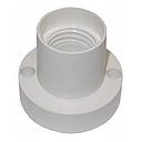 Base recta bakelita E27 BLANCA - MEC