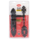 cerradura emb. RUSTICA B40 acceso 1/2 c/tirado NEGRO BT POLI