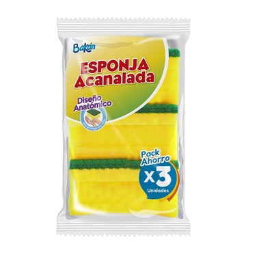 esponja lavalozas 3und BAKAN