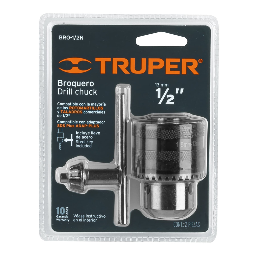 Boquero 1/2" con llave - TRUPER