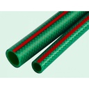 manguera enmallada 3/4" verde/roja x METRO