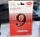 numero 6 9 7cm bronceado POLI
