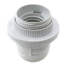 portalampara marfil duroplast con anillo E27 REMA