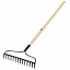 rastrillo jardinero 14 dientes metalico - PRETUL