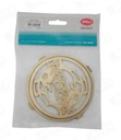 rejilla pileta redonda 110mm bronce POLI