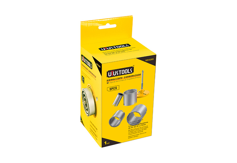 set sierra copa carbonizada 5 pzs UYUSTOOLS